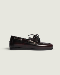 MOCASSIN BOAT LOAFER BRUSHED SUEDE