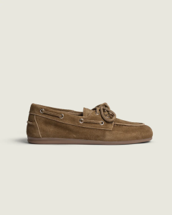 MOCASSIN BOAT LOAFER BRUSHED SUEDE