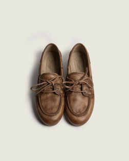 MOCASSIN BOAT LOAFER BRUSHED