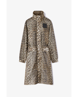 FLYWEIGHT NYLON LEO LONG PARKA PRINT
