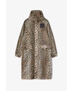 FLYWEIGHT NYLON LEO LONG PARKA PRINT