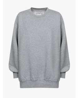 ULLA DARK MARLED GREY OVERSIZED SWEATSHIRT