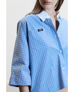 BERRY COTTON BLUE CHECK