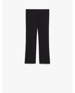 Pantalon en m lange de coton stretch