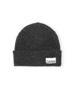 LIGHT STRUCTURED RIB KNIT BEANIE