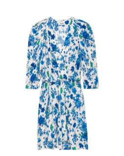 DRESS RUZ CREPE GARDEN FLOWERS