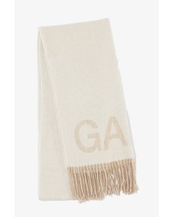 FRINGED WOOL SCARF