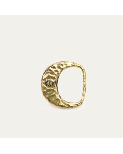 BOUCLE DEMI LUNE OR