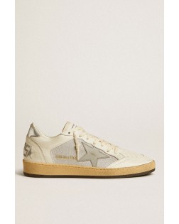 BALLSTAR GLITTER AND NAPPA UPPER NAPPA TOE AND SPUR LEATHER STAR LAMINATED HEEL