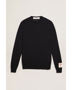 GOLDEN M S REGULAR KNIT CREW NECK LIGHT WOOL MERINO