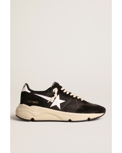 RUNNING SOLE NYLON UPPER SUEDE TOE AND SPUR LEATHER STAR AND HEEL