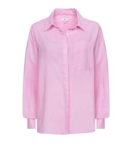 DADDY LIGHT PINK COTTON CHAMBRAY OVERSIZED SHIRT