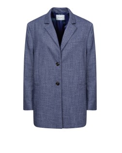 JULIAN DARK BLUE OVERSIZED SINGLE BREASTED BLAZER