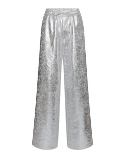 JULES SILVER WIDE PANTS WITH ELASTICATED WAIST
