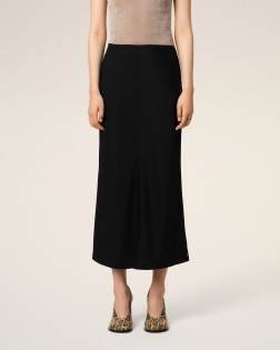 JUPE MIDI DROITE