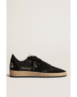 BALLSTAR GLITTER UPPER NYLON TONGUE SUEDE TOE STAR AND SPUR