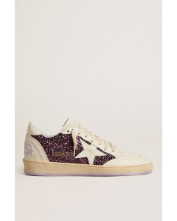 BALLSTAR GLITTER UPPER LEATHER TOE STAR HEEL AND SPUR