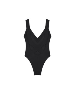 MAILLOT 1 P ECHANCHRE DOS NU