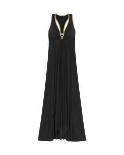 ROBE LONGUE OUVERTE SUR LE DEVANT