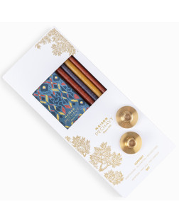 COFFRET CIERGES ALLUMETTES ADAPTATEUR IKAT DELFT