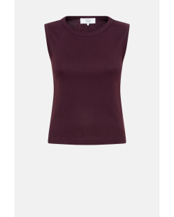 MOMMY PLUM SLEEVELESS TOP