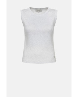 MOMMY GREY SLEEVELESS TOP