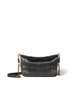 BOBI S IMPRIME CROCO NOIR