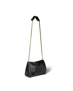 LULU M IMPRIME CROCO NOIR