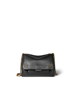LULU M CALFSKIN NOIR BRASS