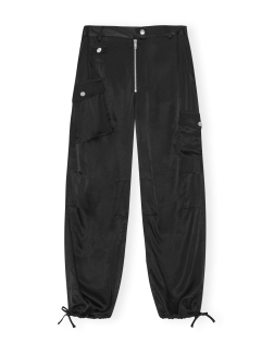 WASHED SATIN PANTS