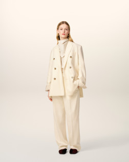 VESE AMPLE CROISEE FLANELLE DE LAINE