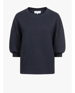 LIV NAVY SWEATSHIRT WITH 3 4 SLEEVES