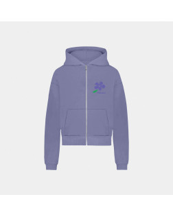 PIXEL FLOWER ZIP UP