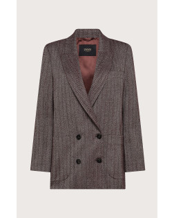GIACCA JACKET RESCHINA FLUIDA BICOLORE STRETCH