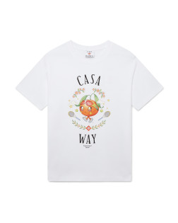 KAWAII ORANGE PRINTED T SHIRT