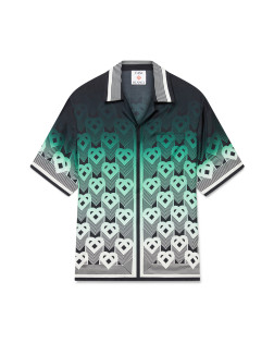 CUBAN COLLAR SHORT SLEEVE SHIRT