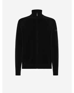 VELVET FULL ZIP KNIT