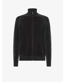 VELVET FULL ZIP KNIT