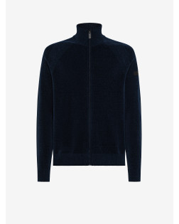 VELVET FULL ZIP KNIT