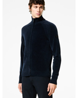 VELVET FULL ZIP KNIT