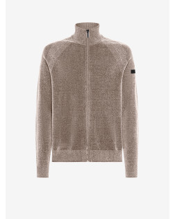 VELVET FULL ZIP KNIT