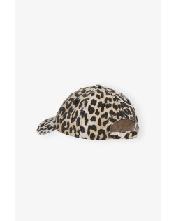 WASHED COTTON CANVAS CAP LEO EMB