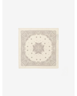MINIMAL BANDANA SILK SCARF 68CM