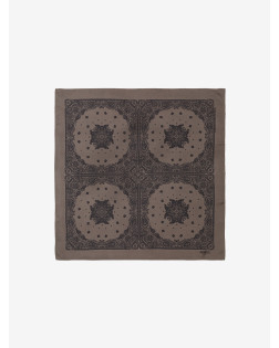 MINIMAL BANDANA SILK SCARF 68CM