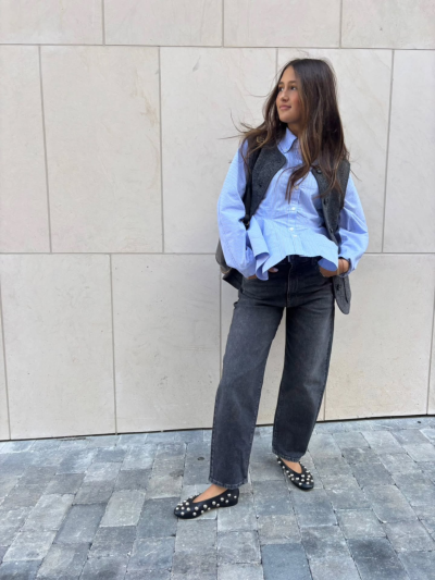 Touch of blue 🩵\n\n#ameantwerp\n#ganni\n#gannigirls\n#isabelmarant\n#odare\n#odareshoes\n#fallfashion\n#fashionstyle\n#aufuseauspa